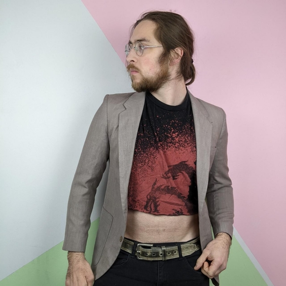 True Vintage 70's Ejoven by Farah Brown Suit Jacket - Picture 4 of 4